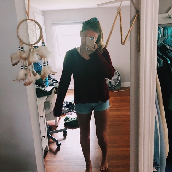 Urban Outfitters Sweaters - 2/$30 Maroon vneck sweater